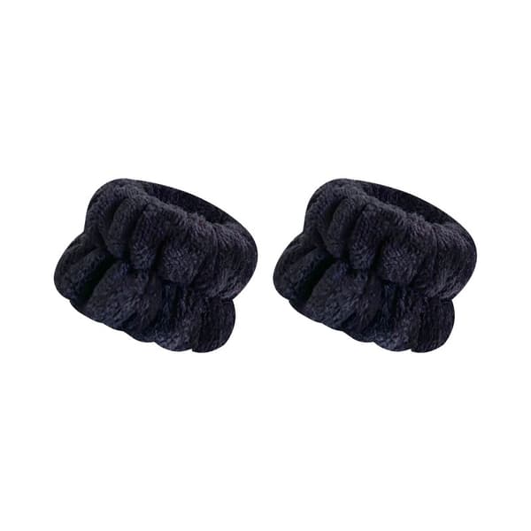 2 stk. armbånd til ansigtsvask, mikrofiberarmbånd til ansigtsvask, armhåndklæder, spa-armbånd til ansigtsvask