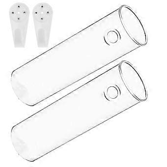 2 Pcs Wall Vase Hanging Planter Wall Mounted Vase Glass Container Flower Planter for Home