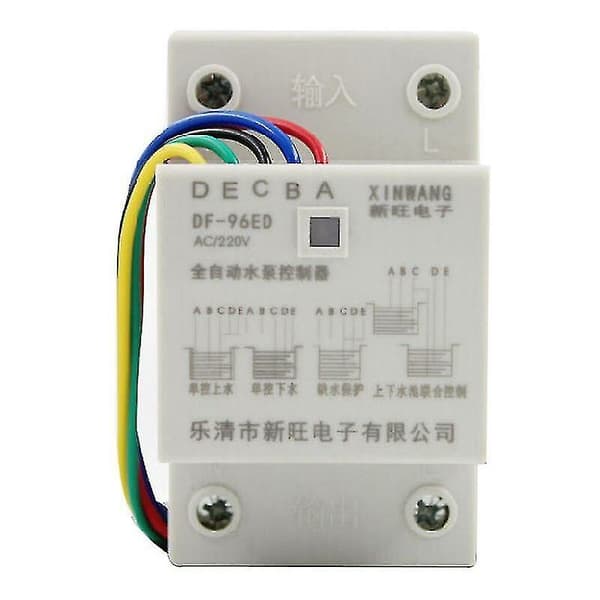 Df-96ed Automatisk vannivåregulator 10A 220V Tankvæskenivådeteksjonssensor Sisternepumpebryter med 3 prober