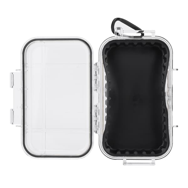 Outdoor Survival Shockproof Waterproof Storage Box Airtight Carry Case Container (Transparent)