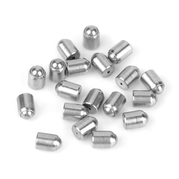 304 Stainless Steel Precision Positioning Ball Screw Smooth Spring Plunger (φ 2*3)