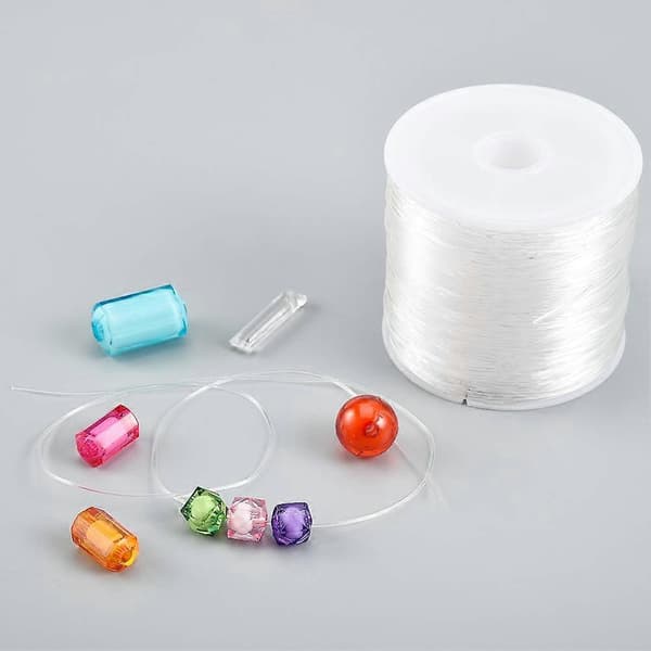 Transparent Crystal Clear Nylon Bead Thread Jewelry Bracelet Making Craft Wire