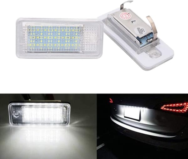 For A3 S3 A4 S4 B6 A6 C6 Q7 A8 Canbus Error Free License Plate
