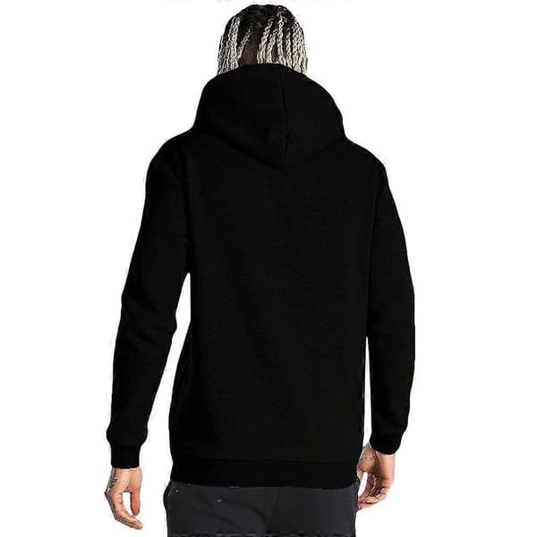 Herr Sport Hoodie Sweatshirt Snood Halsduk Pullover Biker Toppar