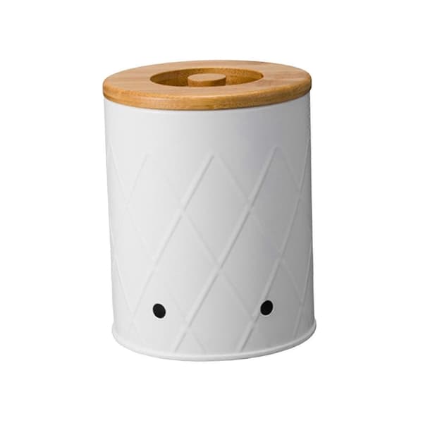 Potato Storage Box Food Storage Container with Lid Vegetable Storage Box Kitchen Storage Box for Pantry Countertop - WELLNG White Small White Small