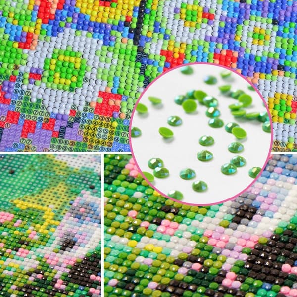 DIY 5d Diamantmalingssæt til voksne Fuld borekardinal Diamo