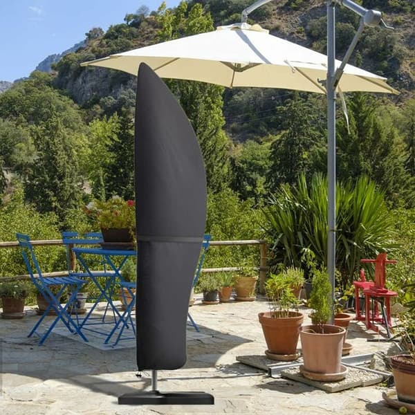 Protective cover for parasol 280 x 30/81/46 cm free-hanging parasol-FX-