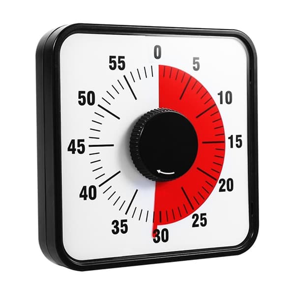 Vision Timer 60 Tidsinställning Stöd Ben Nedräkning Klocka Köks Timer För Klassrum Eller Möten
