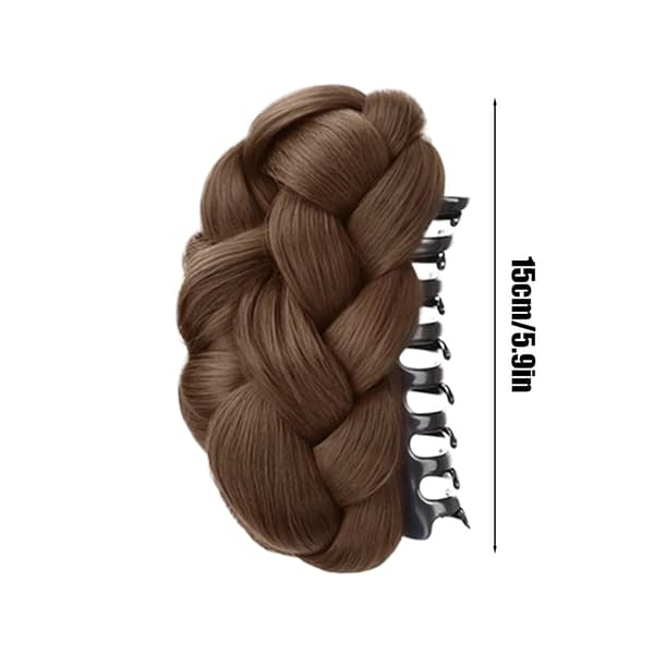 Hårpynt til kvinder Event hårstyling tilbehør lysebrun tekstureret opsætning hellbraun textured updo