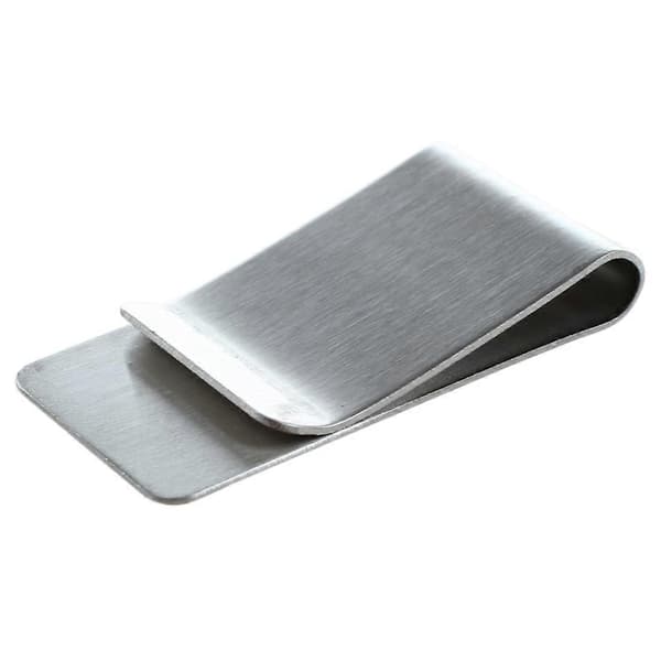 Pengeclips, rustfrit stål sølv