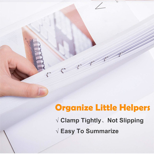 Multifunctional Paper Clips, Corrosion-Resistant Surface for Longevity, High Quality & Impressive Durability, Smooth Surface Ensures Non-Slip Grip