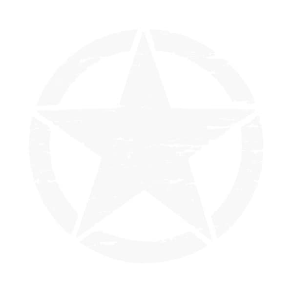 Creative Car Exterior Sticker, 50cm Large Star Shape (White)