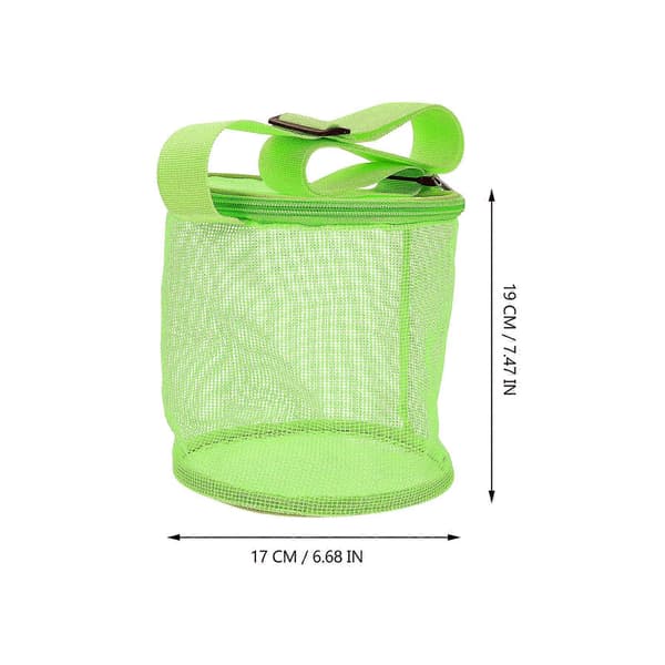 Strandtaske Netopbevaring til Opbevaring 1 stk. Store Strandtasker Grøn PVC