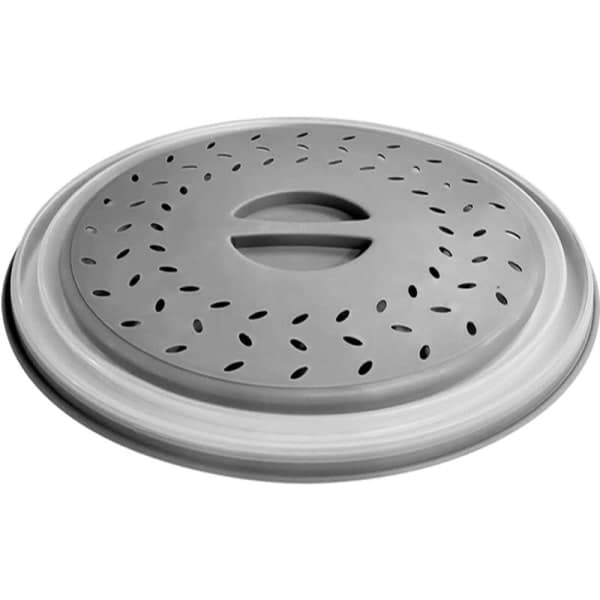 Microwave Plate Cover Collapsible Lid with Hook (Green)