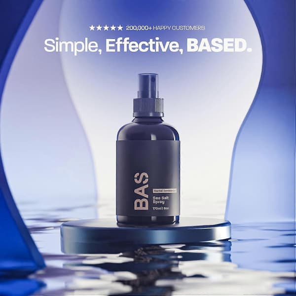 Havsaltbasert spray for hår, naturlig lett hold 2 stk 2pcs