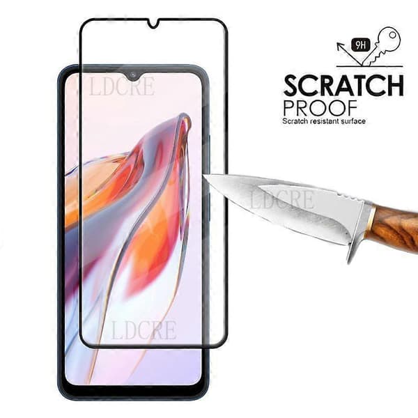 For Redmi 12C Glass For Xiaomi Redmi 12C Tempered Glass Full Coverage 9H HD Screen Protector