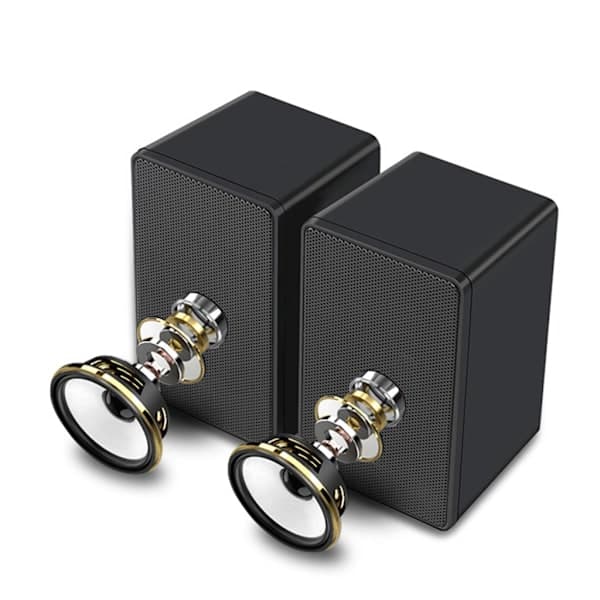 USB Kablet Højttaler Stereo Subwoofer Lydboks 3.5mm USB Strøm Højttaler-tfrf