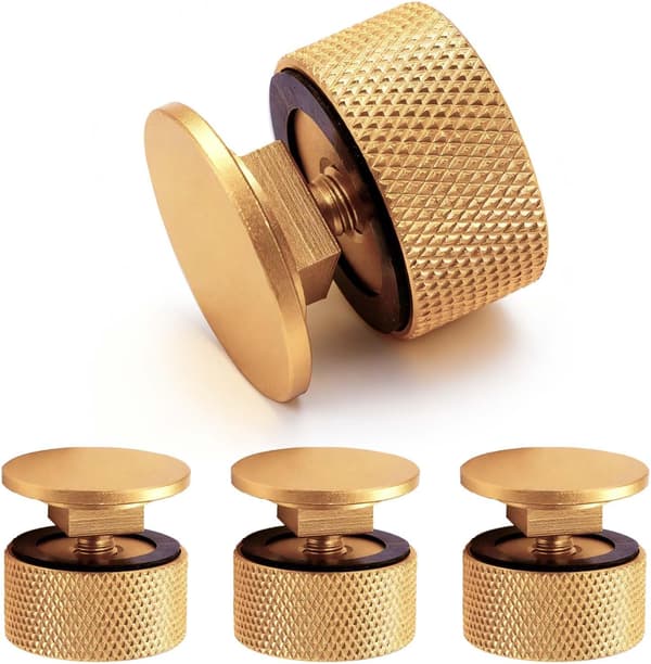 4-pack fästelement för svetshjälm i aluminiumlegering -