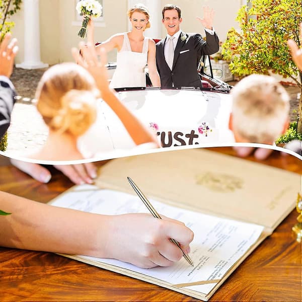 2 stk Bryllupspenn Gjestebok Signeringspenn