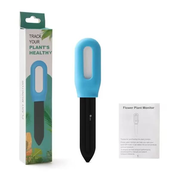 Tuya Jordfuktighetssensor, smart plantehygrometer, lufttermometer, fuktighet/termometer for hageplanting