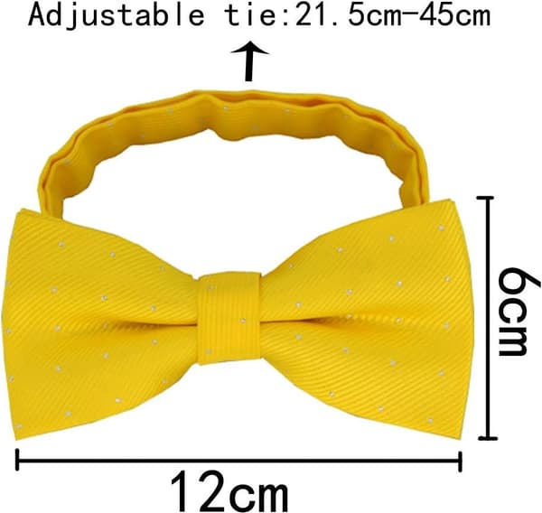 5 stk. elegant justerbar butterfly til mænd, klassisk tøjtilbehør, farve et, one size -