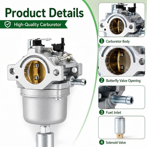 LT1000 Plentraktor Forgasser Kompatibel med Craftsman -