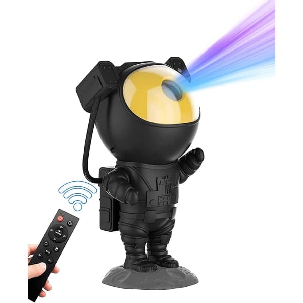 Astronaut Space Projector, Star Projector Night Light With 360° Rotation Magnetic Head, Remote Control, 15 Light Combinations, 8 Light Modes, For
