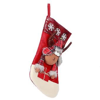 Hengende Julestrømper Strømpe Gavepose Hengende Ornament Julepynt Elg_tfrf
