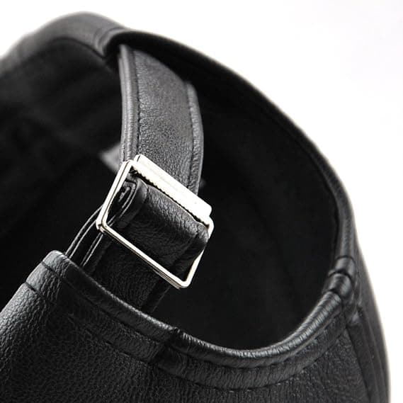 Herr Läder Baseballcaps Justerbar Caps Sport Hatt Bonnet Flat Cap