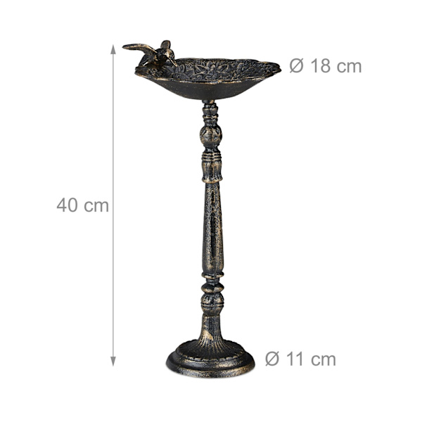 Antique Cast Iron Bird Bath 2490