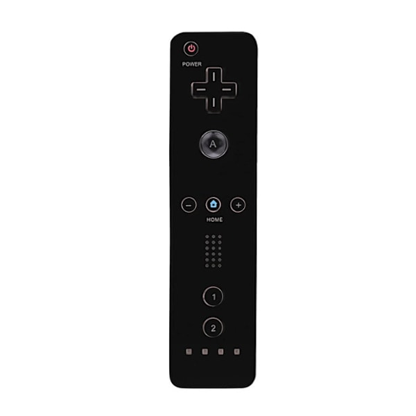 Til Nintendo Wii Remote Trådløs Controller sort black right