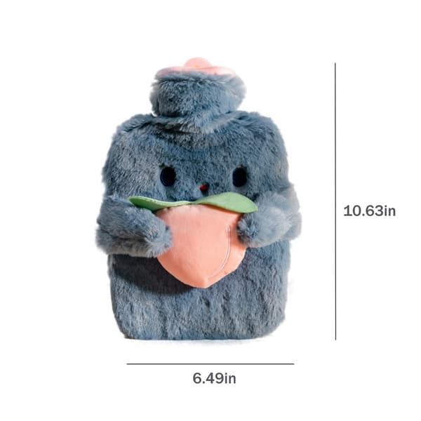 Nytt gummivattenflasköverdrag vintervarmt läckagesäkert blått blå blue