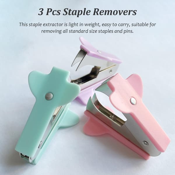 Staple Remover, Staple Remover Set of 3, Mini Staple Remover, Extractor
