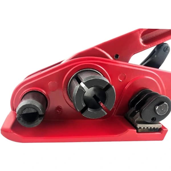 Manuell stroppestrammer for stropping, stroppestrammer og kutter for 13-19 mm PET/PP-stropp
