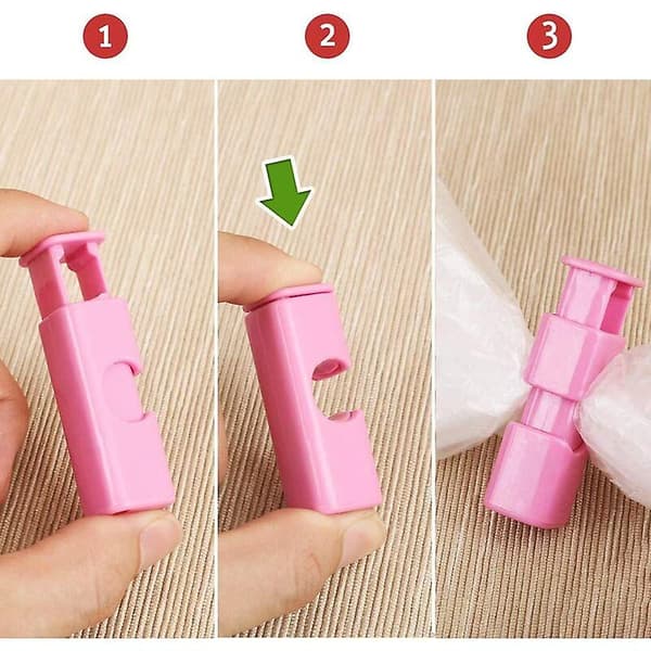 Sæt med 6 brødklemmer til brødposer 6,2*1,7cm