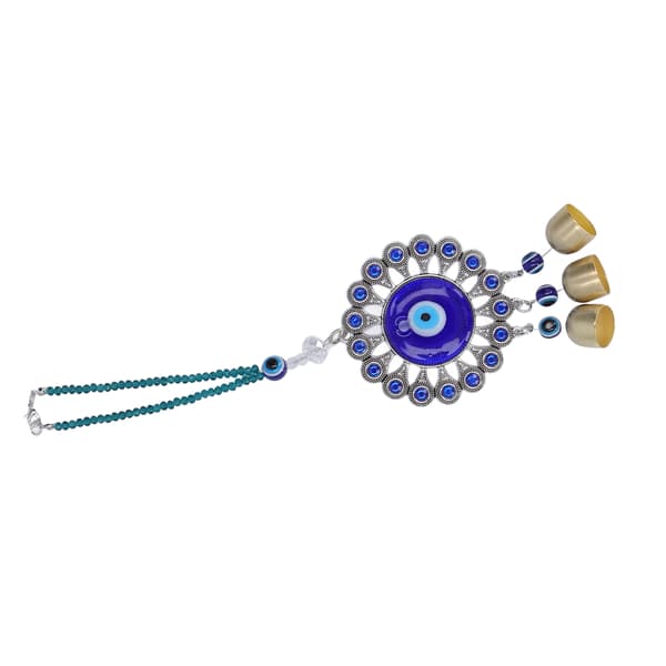 Evil Eye Wall Hanging Turkish Blue Evil Eye Pendant Wall Decor Amulet for Car Office Wall Hanging Ornament