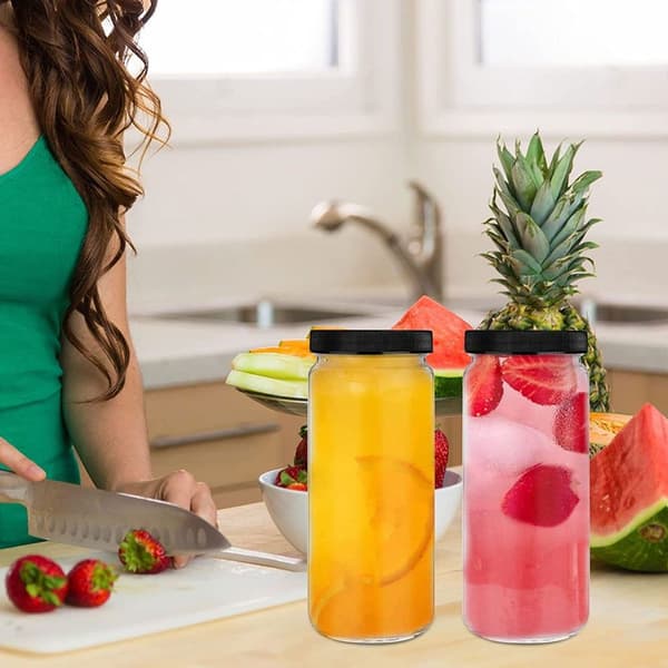 500 ml glassflaske for juice, reiseglassflaske