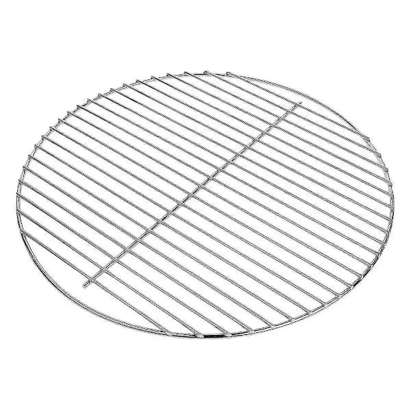 Kuglegrill Kulrist Rustfrit Stål Rund Erstatning til Havegrill og Camping Sølv 35cm