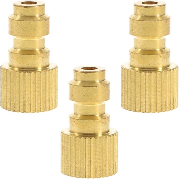 Dekk oppblåsningsadapter 3 stk 8mm kobber, gull, 30 Mpa -