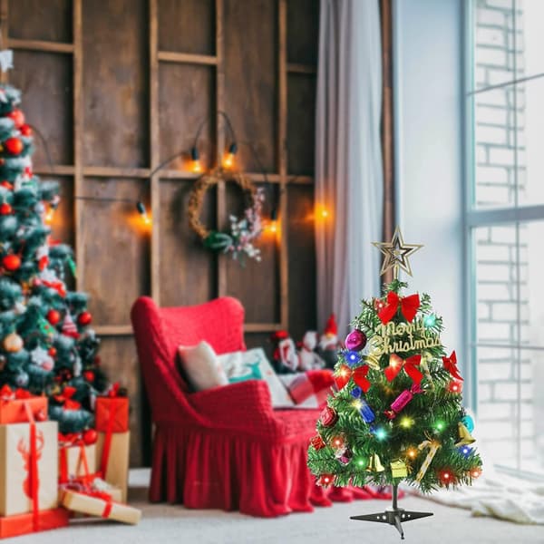 50 cm kunstig juletre, minijuletre med fe