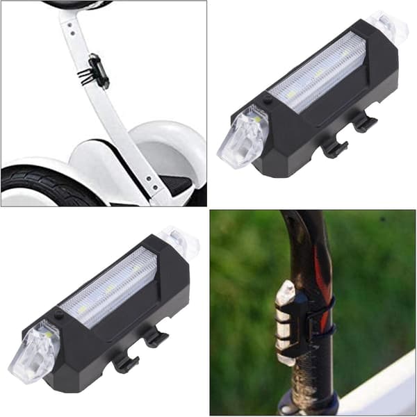 2 kpl LED-varoitusteippejä lampulla, yhteensopiva Xiaomi:n kanssa