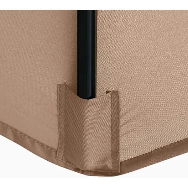 Replacement Umbrella Cover, 8 Ribs, 3m, Waterproof, UV Protection, Replacement Fabric Dark Green Green[CO]