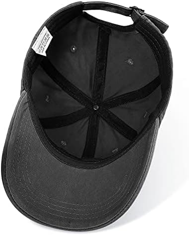 Baseballcaps for menn, brodert solhatt i bomull, unisex, justerbar ca.