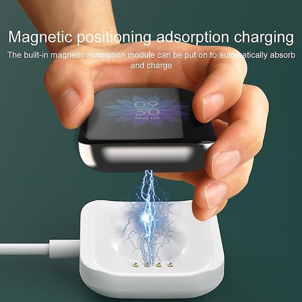 Magnetisk laddare för OPPO Watch 41mm Smart Watch Vit White