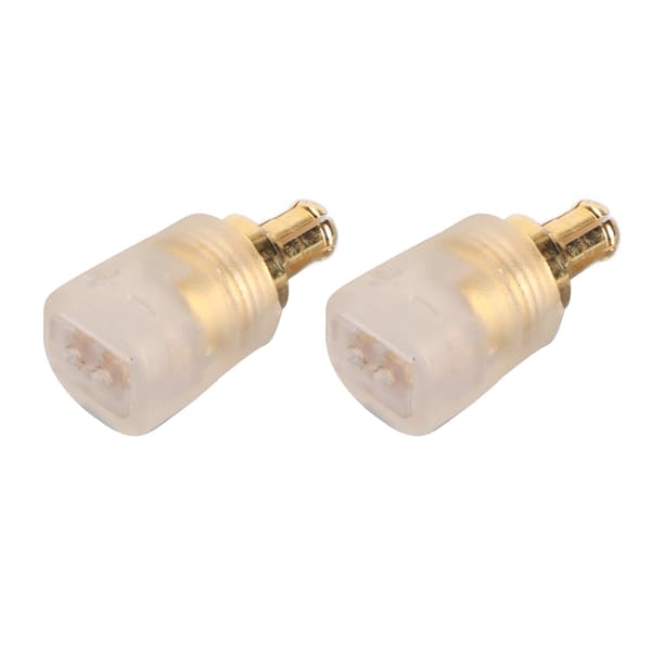 A2DC til 0,78 mm 2-bens adapter han til hun hovedtelefonstik til CKS1100 E40 E70 LS200 LS300 LS400 CKR90 CKR100 LS50 Transparent