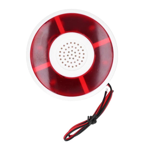 SSRGV LED Lydlys Brandalarm Advarselsblink Høj Decibel Sensor Sikkerhedssystem