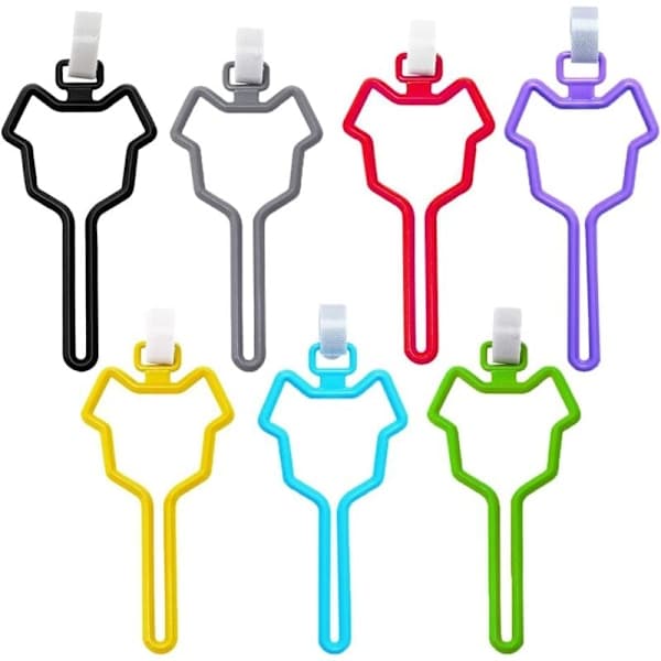 7 deler håndfri hundebæsjposeholder, bærbar hundebæsjposeholder, bæsjposeholder for hunder