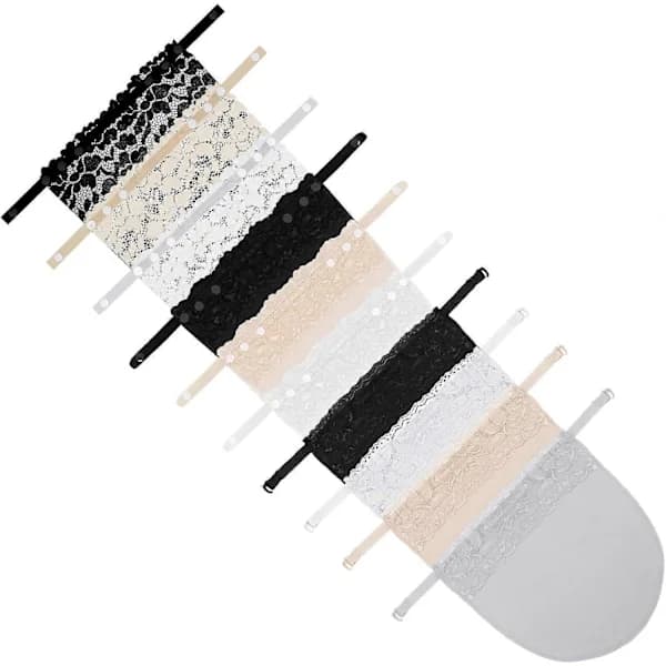 10-pak Clip-on Løs Camisole BH-indlæg Overlay Vest til Kvinder