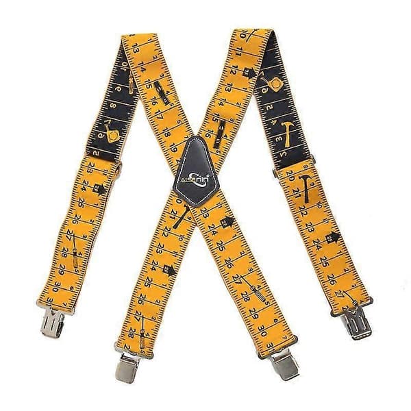 Heavy Duty Work Belt with Suspenders, Adjustable Straps, X-shaped (FMY)
