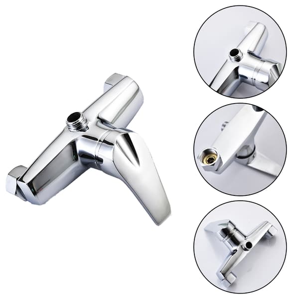 Stylish Shower Mixer with Single Lever, Wall Mounted